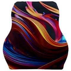 Ai Generated Waves Splash Liquid Paint Wall Car Seat Velour Cushion  by Jancukart