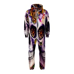 Gothic Sugar Skull Hooded Jumpsuit (kids)