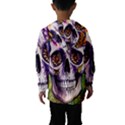 Gothic Sugar Skull Kids  Hooded Windbreaker View2