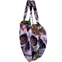 Gothic Sugar Skull Giant Heart Shaped Tote View3