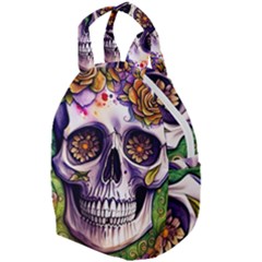 Gothic Sugar Skull Travel Backpacks by GardenOfOphir