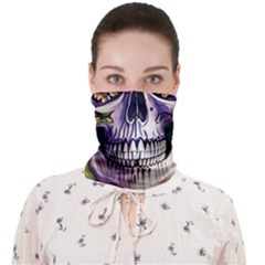 Gothic Sugar Skull Face Covering Bandana (adult) by GardenOfOphir