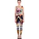 Bone Skull Floral One Piece Catsuit View1