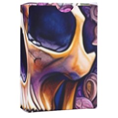 Bone Skull Floral Playing Cards Single Design (rectangle) With Custom Box