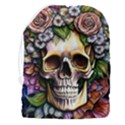 Death Skull Floral Drawstring Pouch (3XL) View2