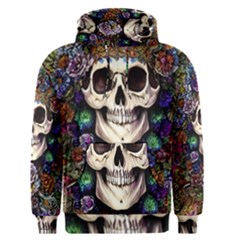 Dead Cute Skull Floral Men s Core Hoodie