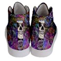 Dead Cute Skull Floral Women s Hi-Top Skate Sneakers View4