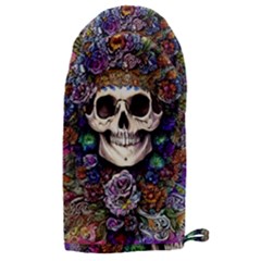 Dead Cute Skull Floral Microwave Oven Glove by GardenOfOphir