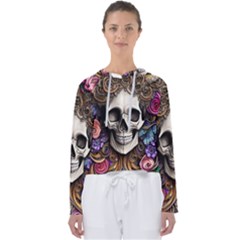 Skull Bones Women s Slouchy Sweat