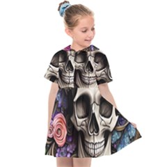 Skull Bones Kids  Sailor Dress by GardenOfOphir