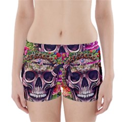 Bone Cute Boyleg Bikini Wrap Bottoms by GardenOfOphir