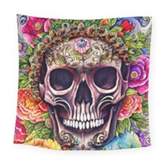 Bone Cute Square Tapestry (large)