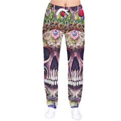 Bone Cute Women Velvet Drawstring Pants