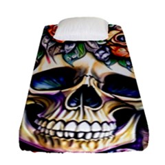 Skull Dead Fitted Sheet (single Size) by GardenOfOphir