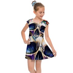 Skull Dead Kids  Cap Sleeve Dress by GardenOfOphir