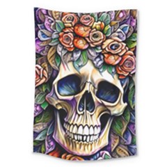 Skull Dead Large Tapestry