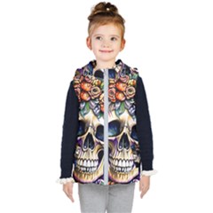 Skull Dead Kids  Hooded Puffer Vest