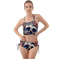 Skull Dead Mini Tank Bikini Set by GardenOfOphir