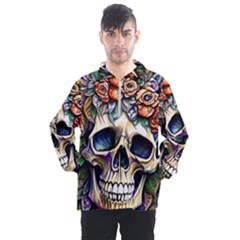 Skull Dead Men s Half Zip Pullover