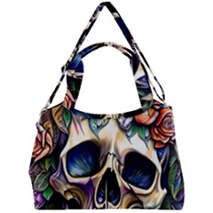 Skull Dead Double Compartment Shoulder Bag by GardenOfOphir