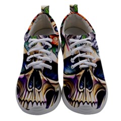 Skull Dead Women Athletic Shoes by GardenOfOphir