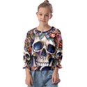 Skull Dead Kids  Cuff Sleeve Top View1