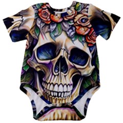 Skull Dead Baby Short Sleeve Bodysuit by GardenOfOphir