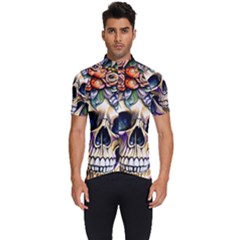 Skull Dead Men s Short Sleeve Cycling Jersey by GardenOfOphir