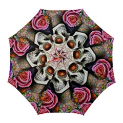 Sugar Skull Golf Umbrellas by GardenOfOphir