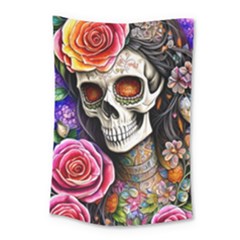 Sugar Skull Small Tapestry