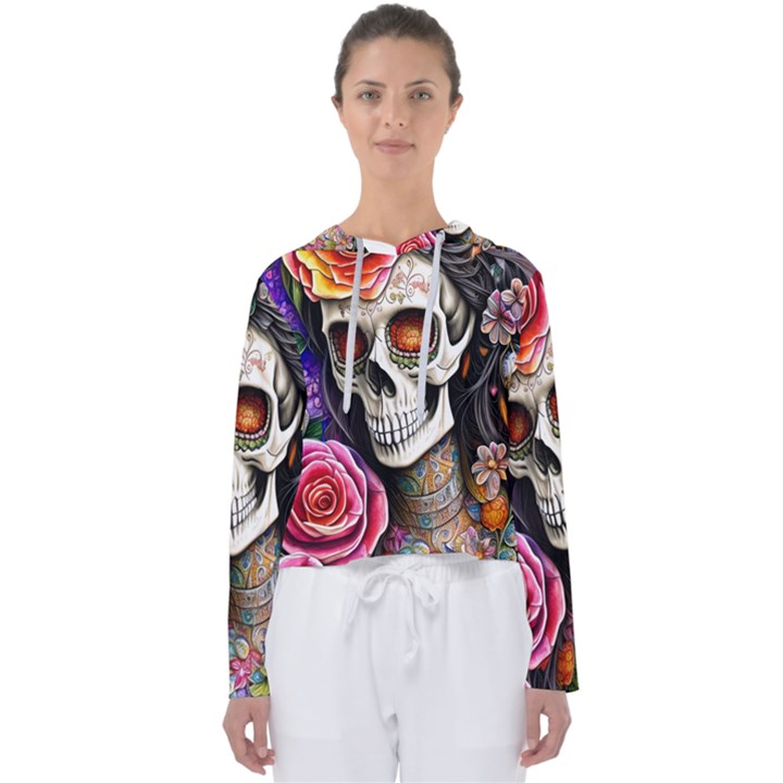 Sugar Skull Women s Slouchy Sweat