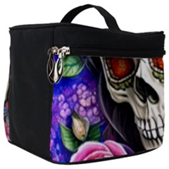 Sugar Skull Make Up Travel Bag (big) by GardenOfOphir