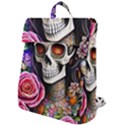 Sugar Skull Flap Top Backpack View1