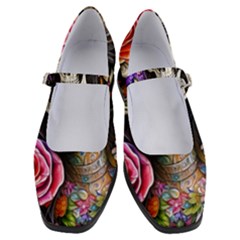 Sugar Skull Women s Mary Jane Shoes by GardenOfOphir