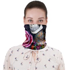 Sugar Skull Face Covering Bandana (adult) by GardenOfOphir