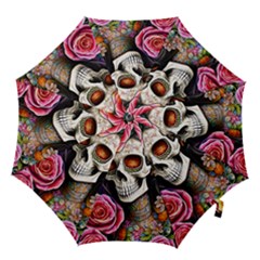 Sugar Skull Hook Handle Umbrellas (medium) by GardenOfOphir