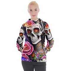 Sugar Skull Women s Hooded Pullover