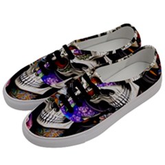 Sugar Skull Men s Classic Low Top Sneakers by GardenOfOphir