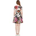 Sugar Skull Inside Out Cap Sleeve Dress View2