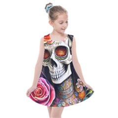 Sugar Skull Kids  Summer Dress by GardenOfOphir