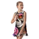 Sugar Skull Kids  Pilgrim Collar Ruffle Hem Dress View2