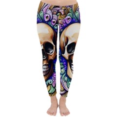 Gothic Skull Classic Winter Leggings