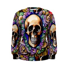 Gothic Skull Women s Sweatshirt