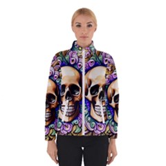 Gothic Skull Women s Bomber Jacket