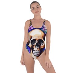 Gothic Skull Bring Sexy Back Swimsuit by GardenOfOphir