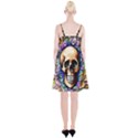 Gothic Skull Spaghetti Strap Velvet Dress View2