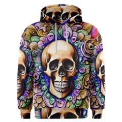 Gothic Skull Men s Overhead Hoodie