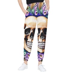 Gothic Skull Women s Tapered Pants by GardenOfOphir