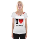 I love dennis Cap Sleeve Top View1