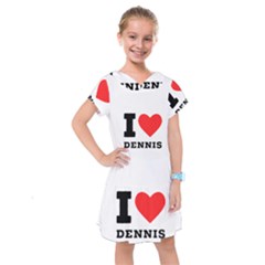 I Love Dennis Kids  Drop Waist Dress by ilovewhateva